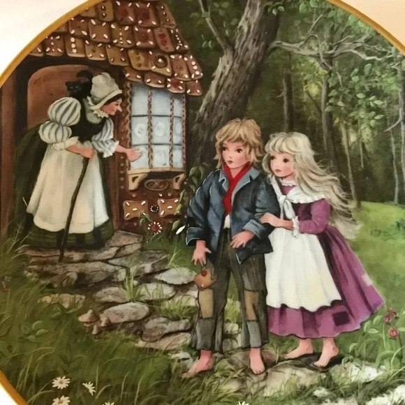 Kaiser HANSEL AND GRETEL Collectors Plate Classic Fairy Tales by Gerda Neubacher - Picture 4 of 9